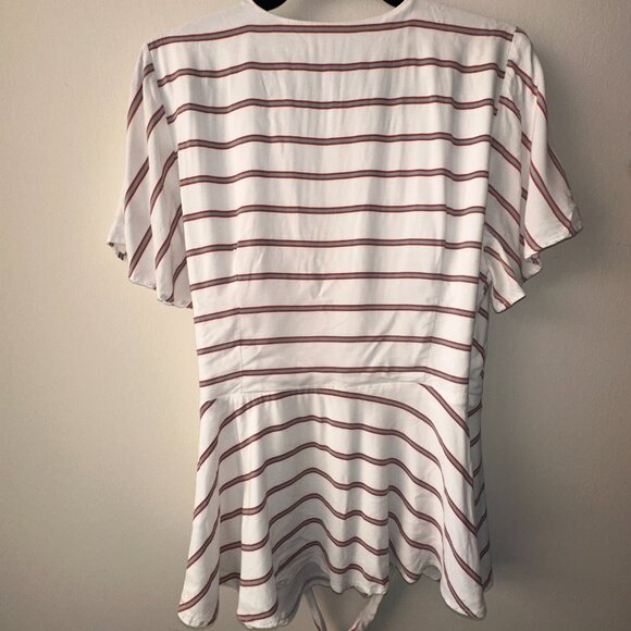 Loft Plus Size 14 Wrap Top - Picture 6 of 7